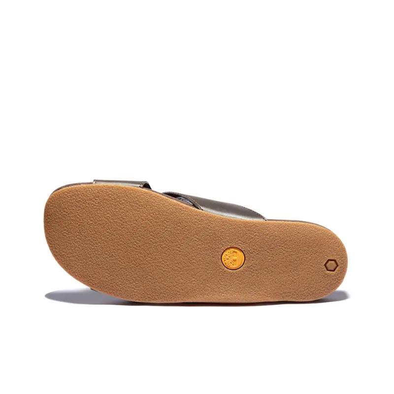 Timberland Slide Slippers Men Dark Coffee-5