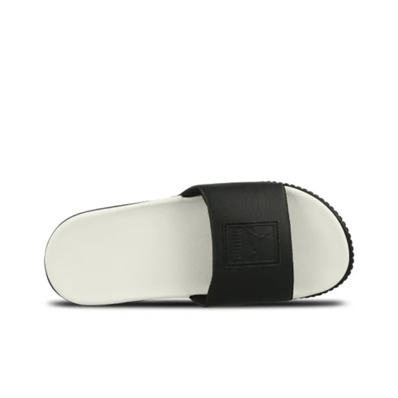 PUMA Platform Slide 'Black Whisper White' Women's-3