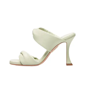 AQUAZZURA Slide Slippers Women's Grass Green