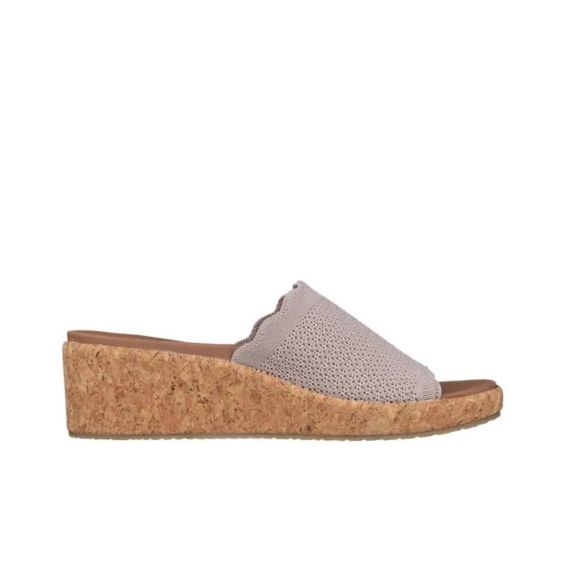 Skechers ARCH FIT BEVERLEE Rubber Sole Slippers Women's Taupe-1