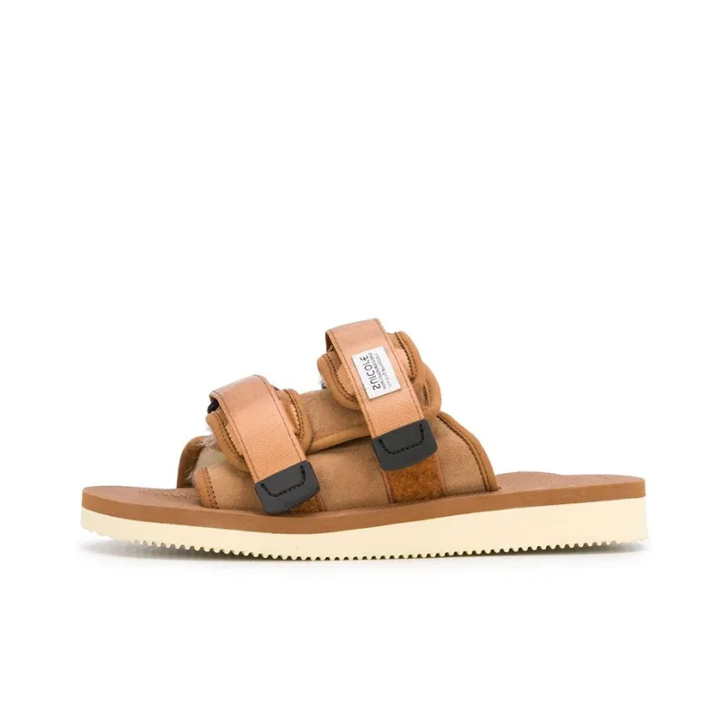 Suicoke Slide Slippers Men Brown-0