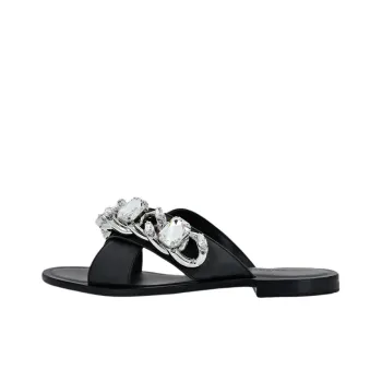 PHILIPP PLEIN Slide Slippers Women's Black