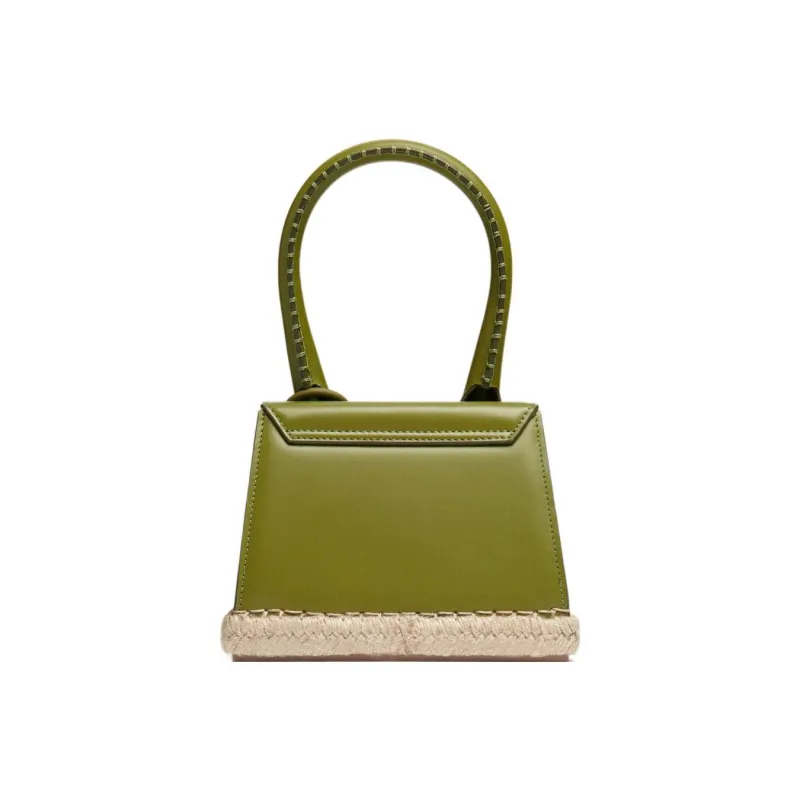 Jacquemus Le Chiquito Moyen Cow Leather Shoulder Bag Crossbody Bag Handbag Women's Green-2