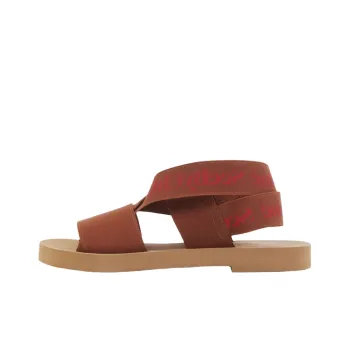 See By Chloe Tessie Strap Sandals Women's Brown Red