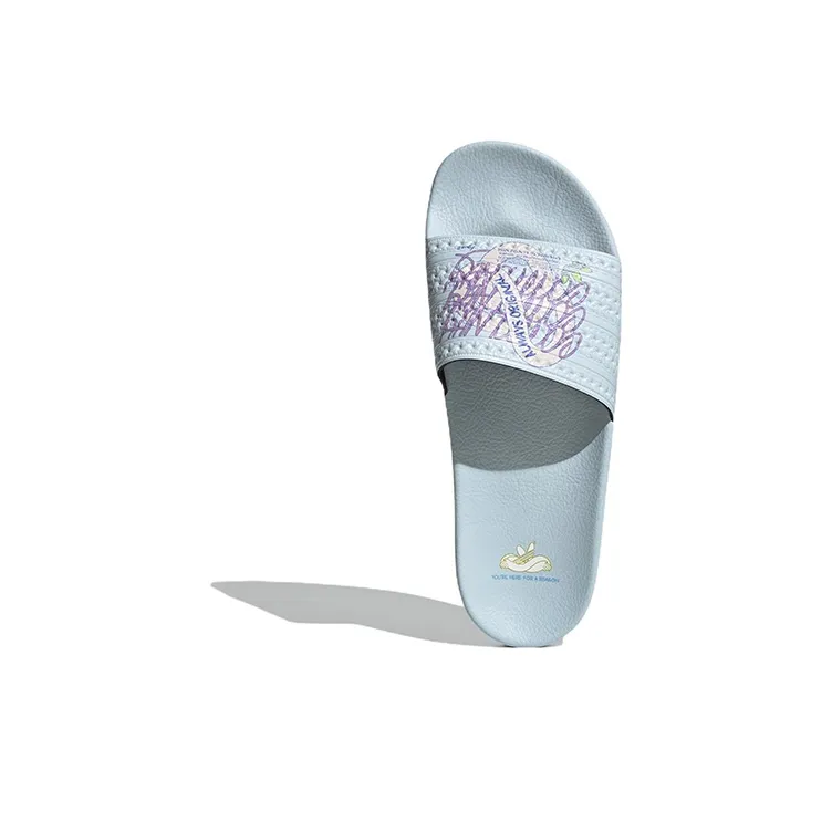 Adidas Adilette Slide 'Almost Blue'-4