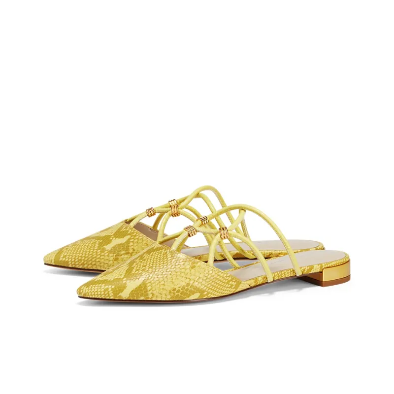 CHARLES&KEITH Stylish Sandal Women's Yellow-1