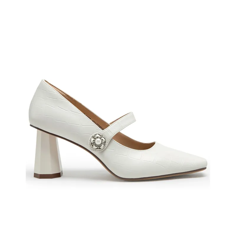 C°BANNER Chunky Heel High Heels 7cm Women's-1