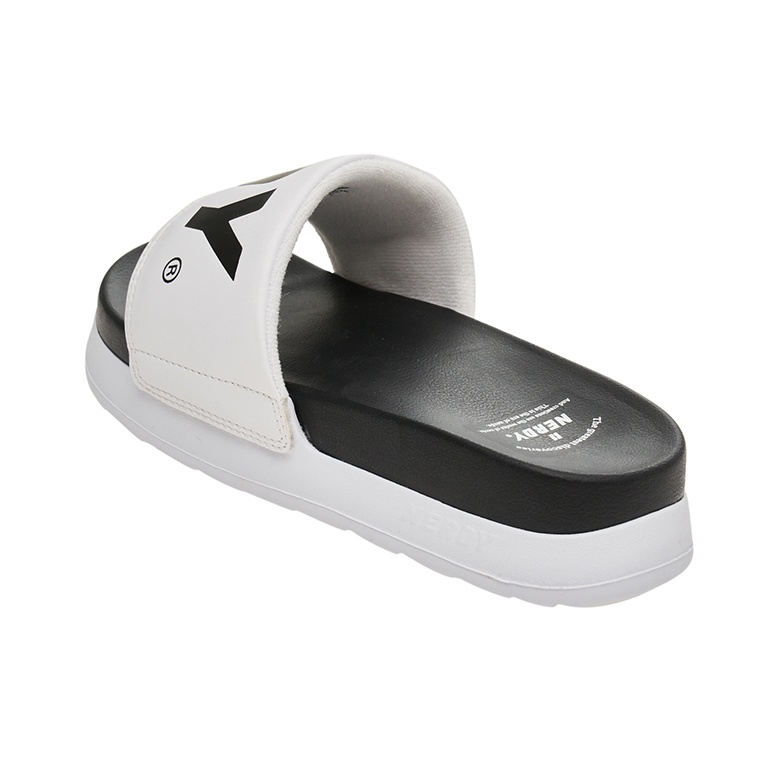 Nerdy Slide Slippers Unisex White POIZON