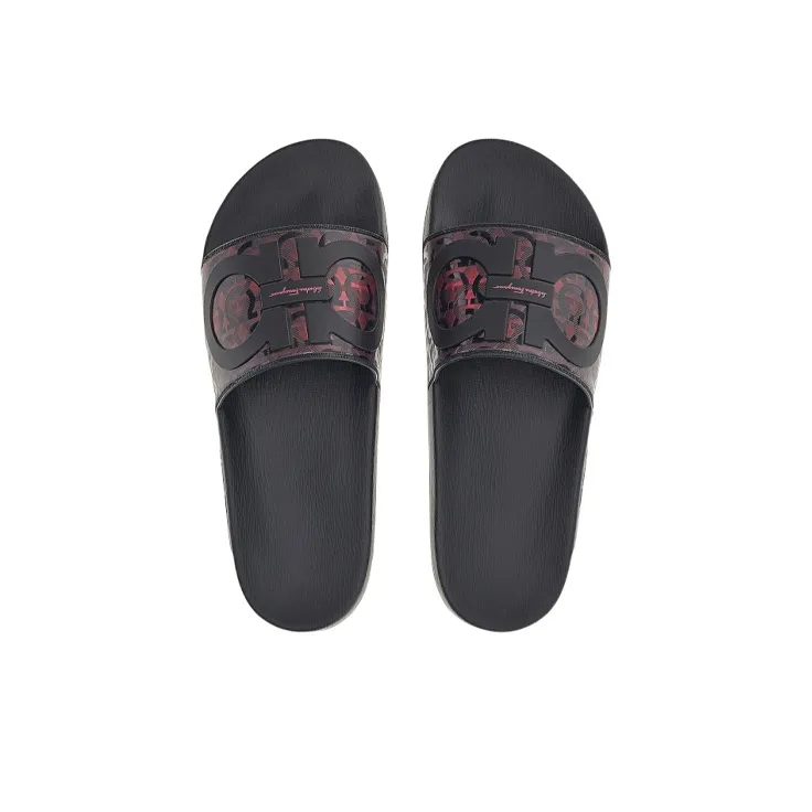 FERRAGAMO GANCINI Stylish Sandal Men's Red-3