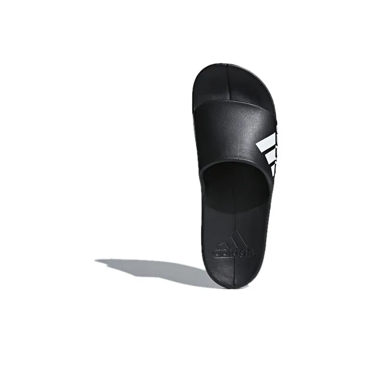 Adidas Aqualette Cloudfoam Slippers 'Black White'-4