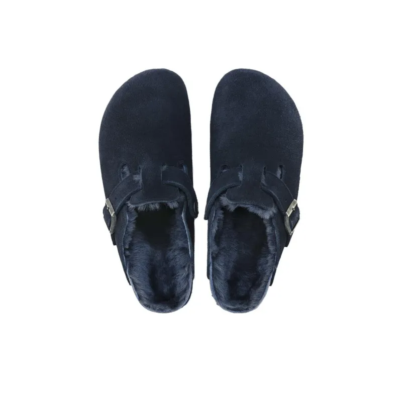 Birkenstock Boston Shearling Suede Night-3