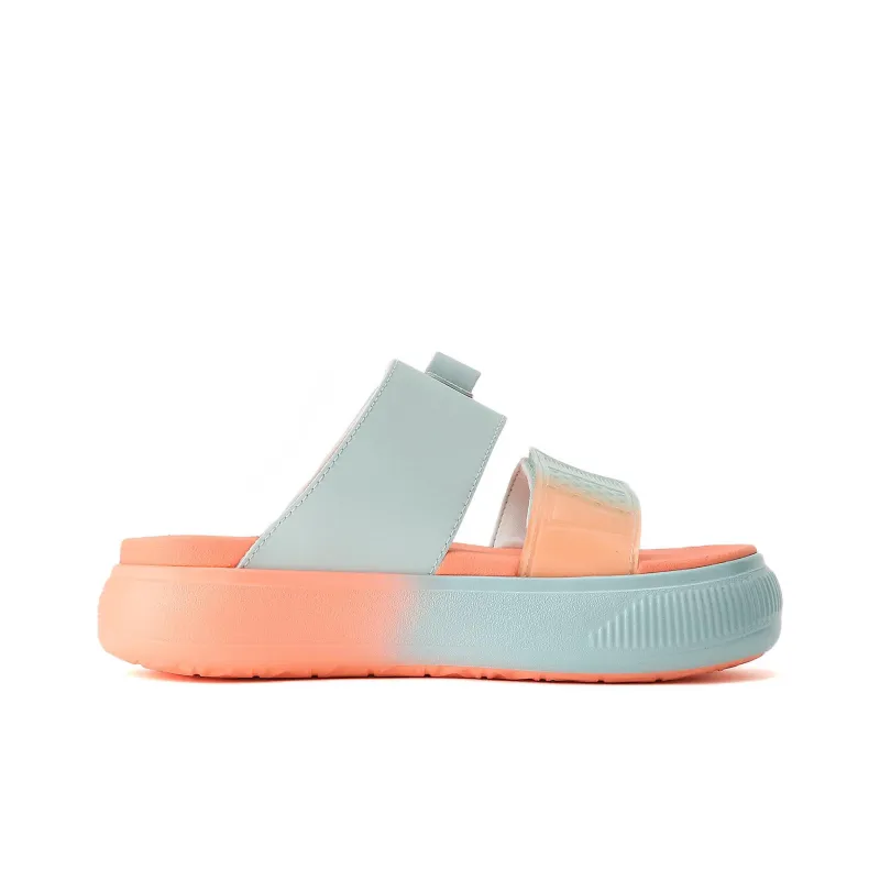 Puma Women's Suede Mayu Slide 'Summer Camp - Nitro Blue Peach Pink'-1