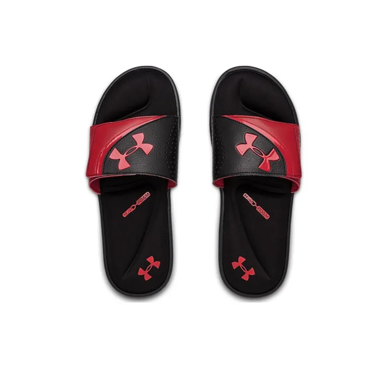 Under Armour Ignite 6 Slides 'White Black'-3