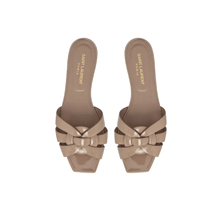 SAINT LAURENT Tribute Open Toe Mules Women's-3