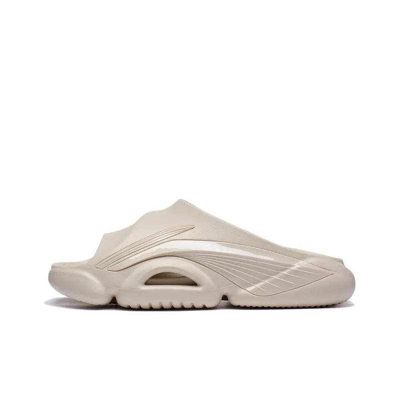 LiNing BADFIVE Slide Quiet Slide Slippers Men's Dusty Khaki-0