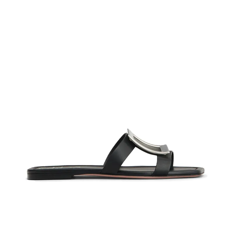 Roger Vivier Slide Slippers Women's Black-1
