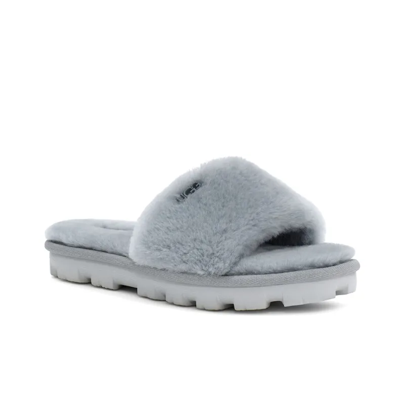 UGG Cozette Slide Stylish Sandals Women's Gray Fog-2