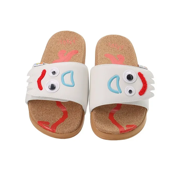 Disney x LiNing Quiet Slide Slippers Women's Champagne White-3