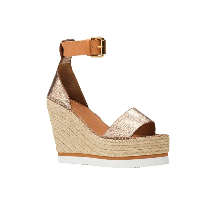 See By Chloe Glyn Strap Sandals Women's Gold-2