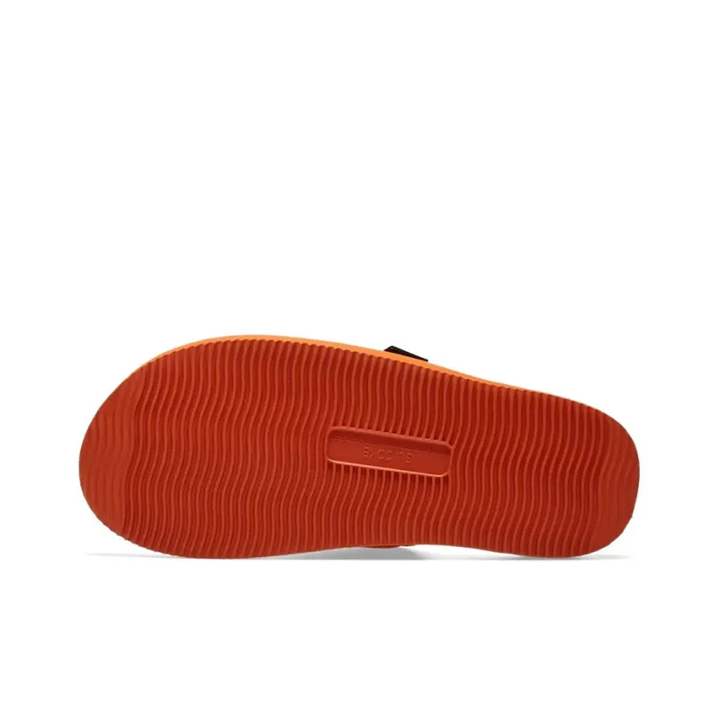 Suicoke Patch Slider Sandal PALM ANGELS Orange Black-4