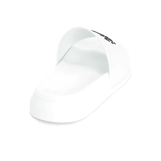 Alexander McQueen Pool Slide White Black-3