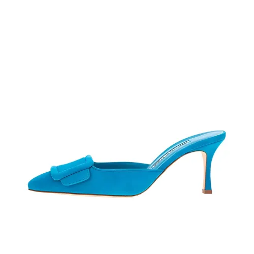 MANOLO BLAHNIK High Heels Women's Blue