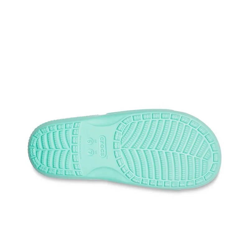 Crocs Classic Clog Slide Slippers Unisex Light Grass Green-6