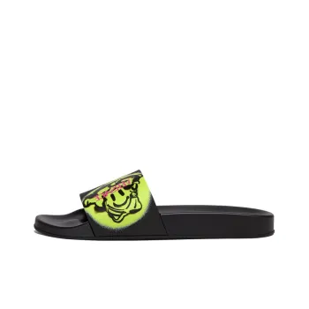 VERSACE Slip Resistant Slide Slippers Men's Black