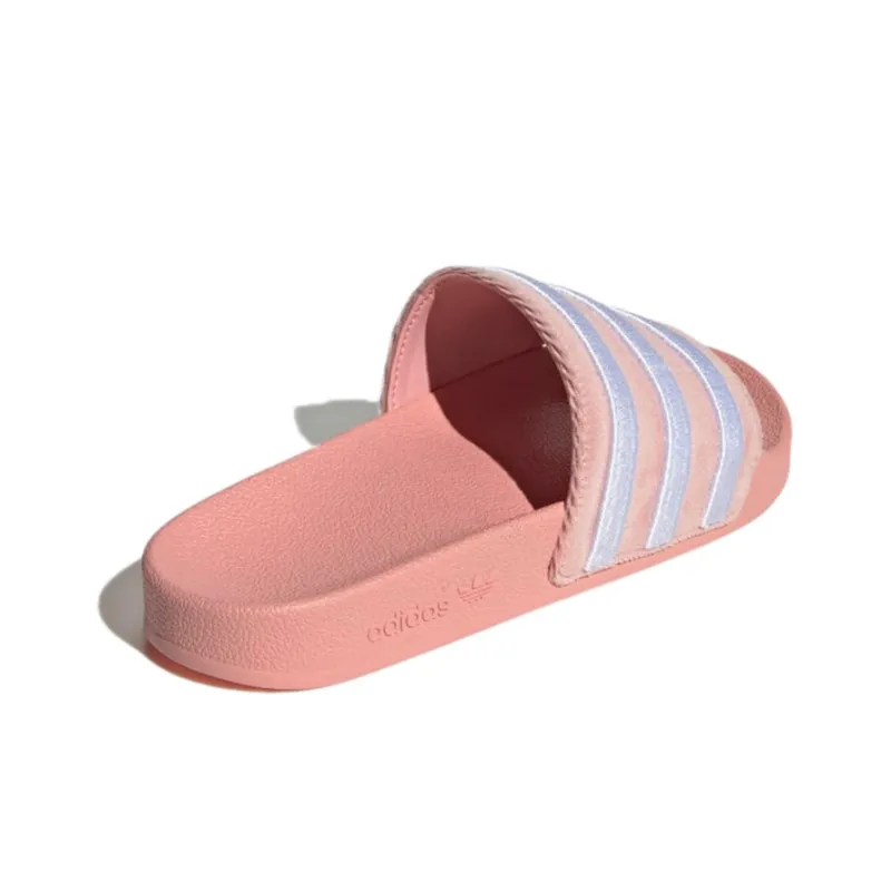 Adidas Originals Adilette Slides Wonder Mauve Cloud White Women's-3