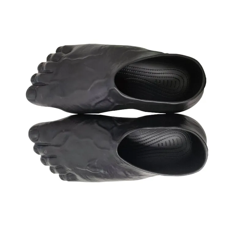 Imran Potato Caveman Slippers Black-3
