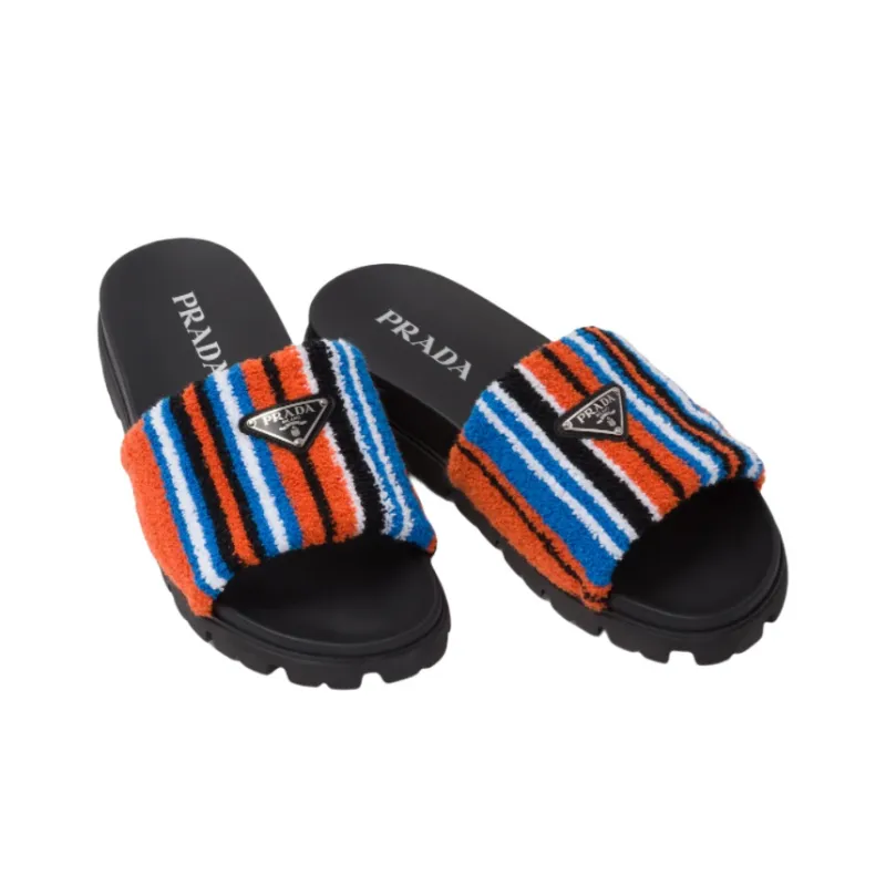 PRADA Stylish Sandal Men's Orange-4