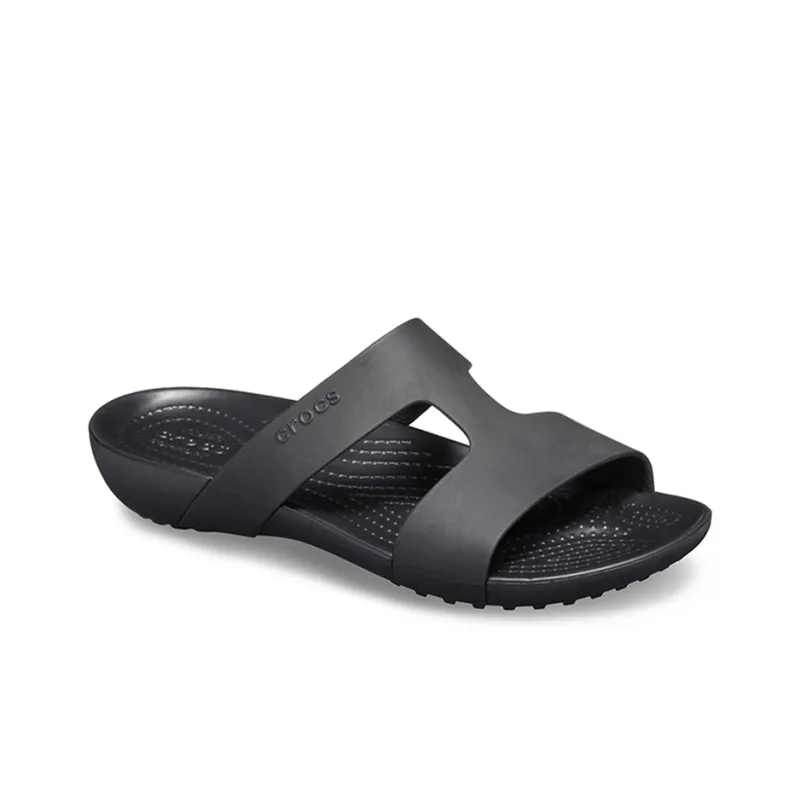 Crocs Serena Slide Slippers Women's Black-2