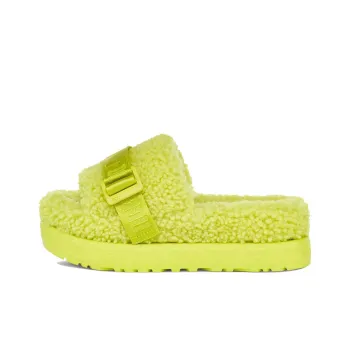 UGG Fluffita Thick Sole Yellow Slippers Women's