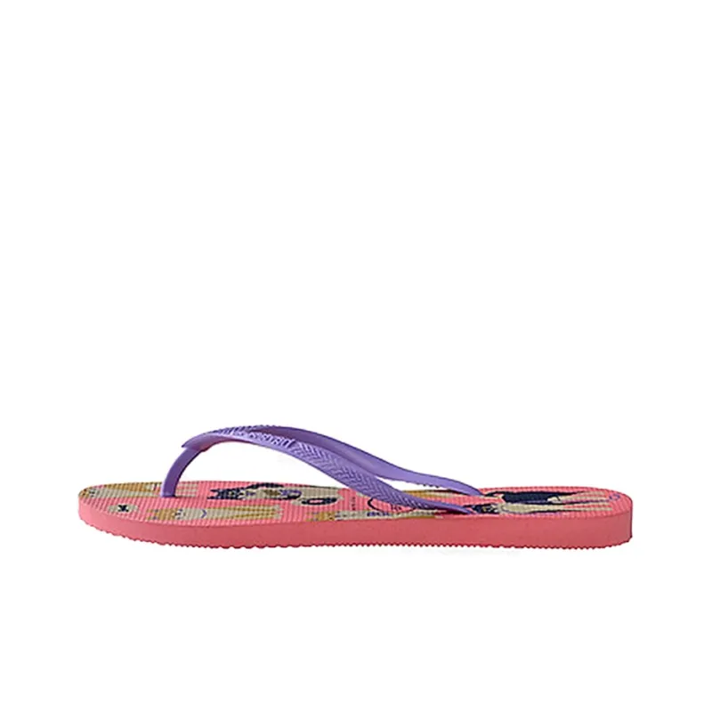 Havaianas Slim Pets Flip Flops Unisex Coral Red-0