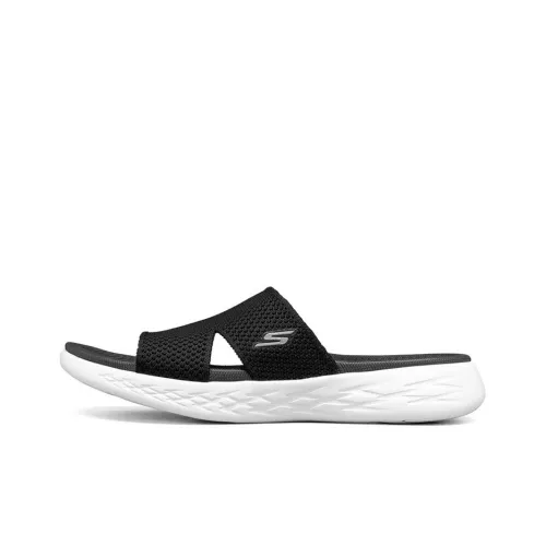 Skechers ON THE GO Slide Slippers Women's Black/White