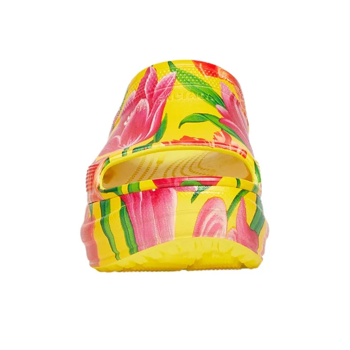 Balenciaga Pool Slide Sandals X Crocs 'Tulip Print Multi' Women's-2