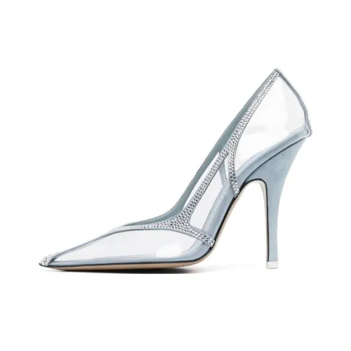 The Attico Venus 105mm Transparent Crystal Pumps