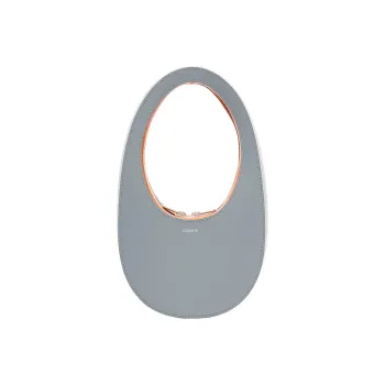 COPERNI Leather Handbag Women's Gray White Orange