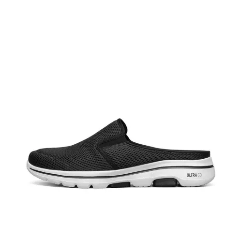 Skechers Go Walk 5 Slide Slippers Men Black/White