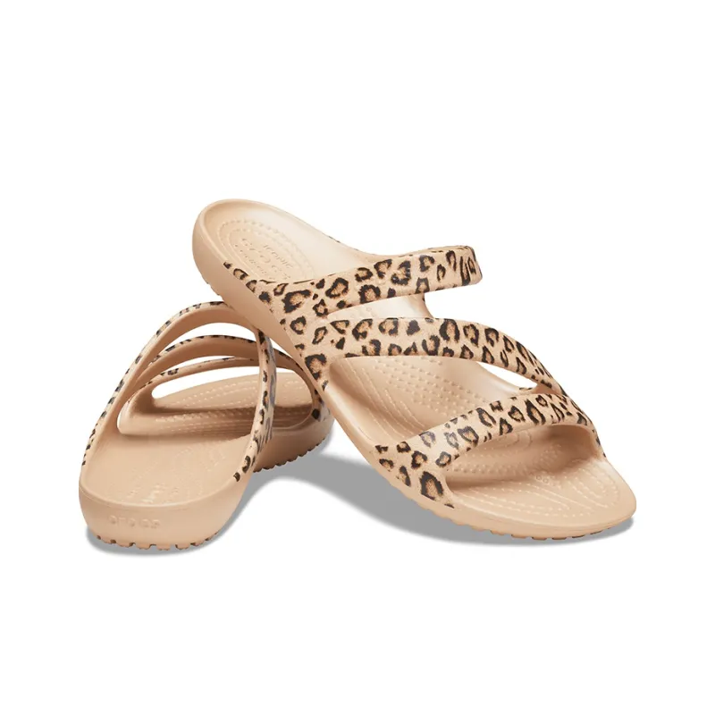 Crocs Kadee Slide Slippers Women's Leopard Print-3