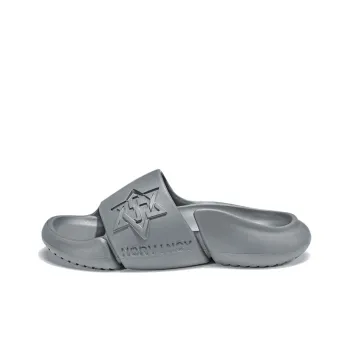 NORVINCY Slide Slippers Unisex Silver/Gray