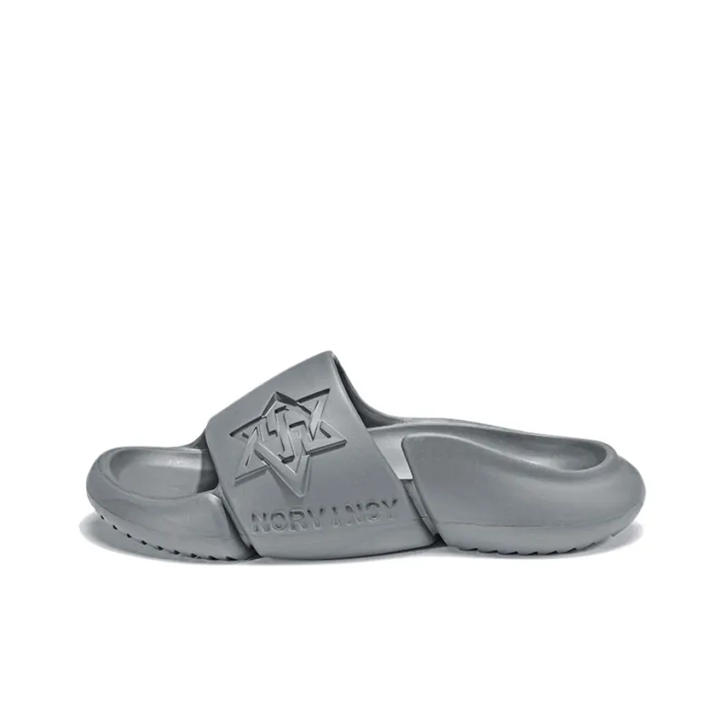 NORVINCY Slide Slippers Unisex Silver/Gray-0