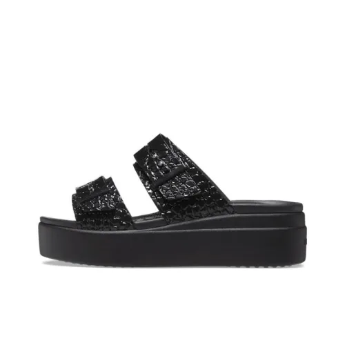 Crocs Brooklyn Slide Slippers Women's Black