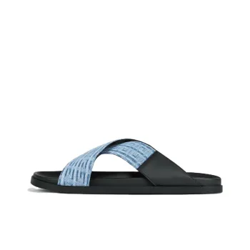 GIVENCHY G Plage Slip-Resistant Slide Slippers Men's Black Blue