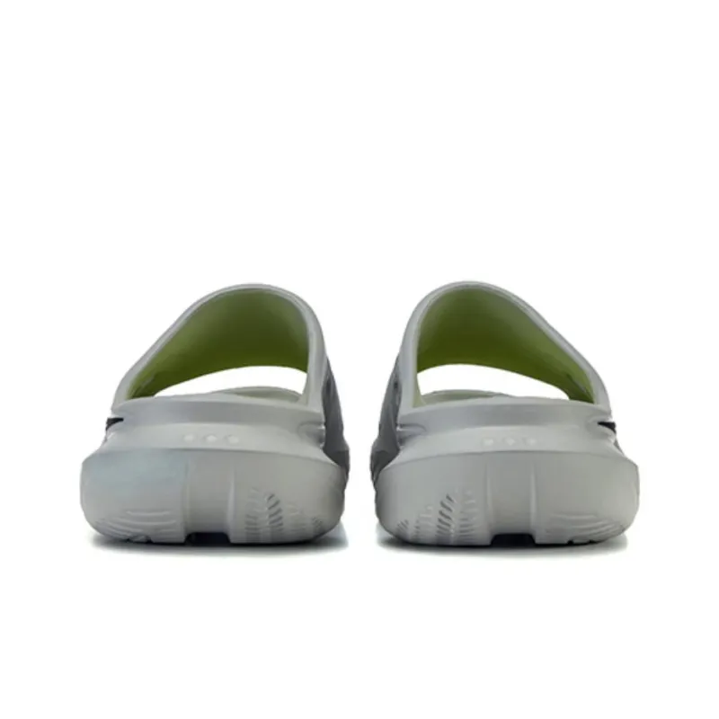 Saucony Cradle Slip Resistant Abrasion Resistant Slide Slippers Unisex Gray Black-3