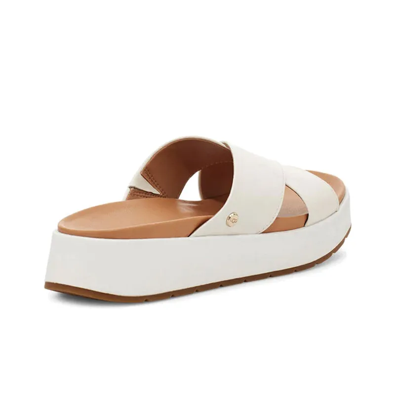 UGG Emily Stylish Sandals Women's Jasmine White-4
