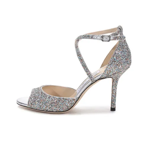 Jimmy Choo Emsy High Heels Women's Silver