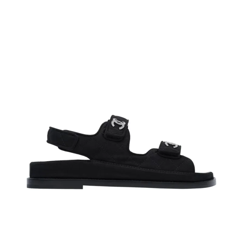 CHANEL Stylish Sandal Women's Black-1