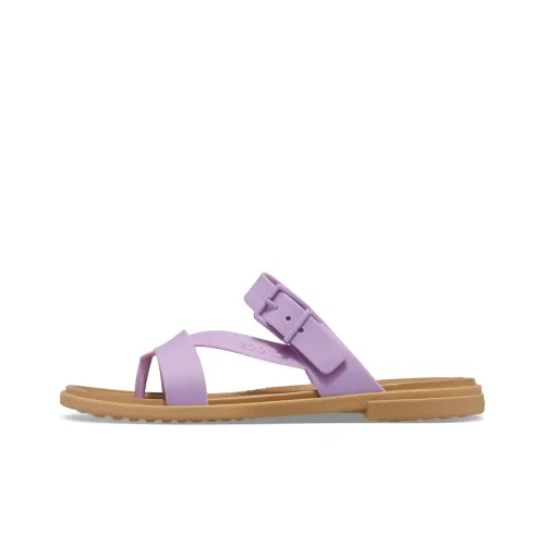 Crocs Tulum Slide Slippers Women's Lilac