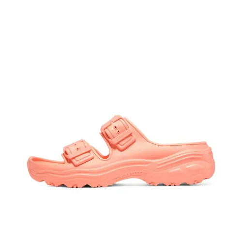 Skechers D'LITES Series Slide Slippers Women's Coral